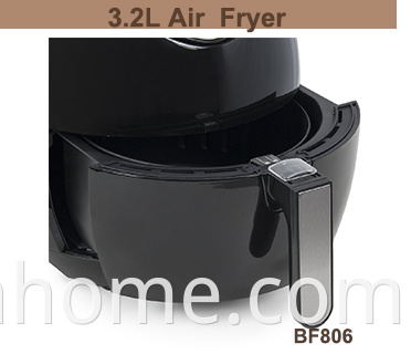 1.7L Kitchen Oven Hot Air Fryer Oil Free Cooking Electrical Air Fryer Oven Air Fryer